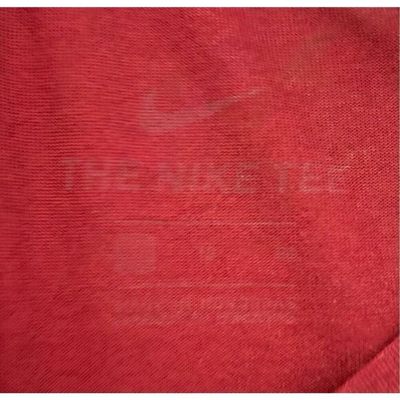 Iowa State Cyclones Shirt Mens Medium Nike Dri Fit Short Sleeve Red Athletic Cut - Picture 5 of 5